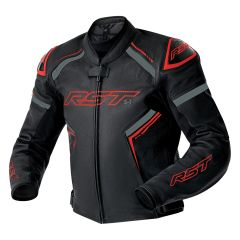 RST S1 D30 Leather Jacket - Black/Grey/Red