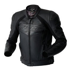 RST Tractech Evo D30 Leather Jacket - Black/Black