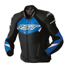 RST Tractech Evo D30 Leather Jacket - Black/Blue