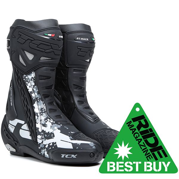 Bottes Moto TCX RT-Race Homme - Bottes Sport Protection Légère Avec Système Anti-Torsion