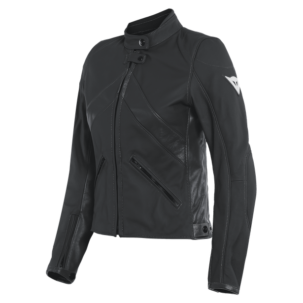 Dainese Santa Monica Ladies Leather Jacket - Black
