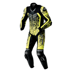 RST Pro Series D30 Airbag 1 piece suit - Black/Fluo-Yellow