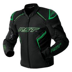 RST S1 D30 Waterproof Textile Jacket - Black/Grey/Fluo-Green