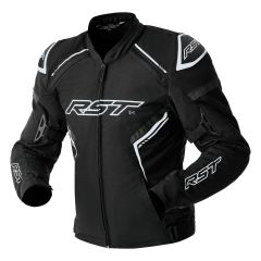 RST S1 D30 Waterproof Textile Jacket - Black/Black/White