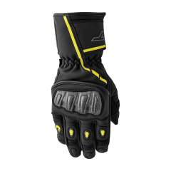 RST S1 Leather Gloves - Black/Fluo-Yellow