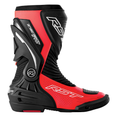 RST Tractech Evo D30 Sports Boots - Black/Fluo-Red