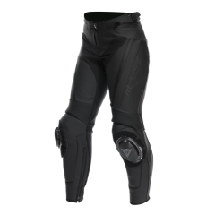 Dainese Delta 4 Ladies Leather Jeans - Black/Black