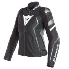 Dainese Avro 4 Ladies Leather Jacket - Black/Anthracite/White