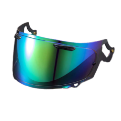 Arai VAS-V Maxvision Visor Mirror Green fits RX7-V Evo, RX-7V, Quantic, Concept-XE, Profile-V, QV-Pro and Chaser-X