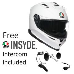 AGV K7 Mono White - FREE INSYDE intercom worth £270