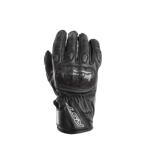 RST Stunt III Ladies Leather Gloves - Black/Black