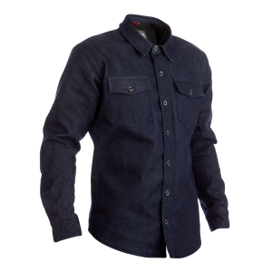 RST Denim Reinforced Textile Shirt - Dark Blue