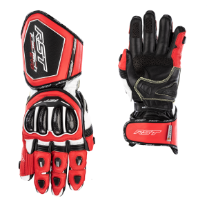 RST Tractech Evo 4 Leather Gloves - Black/Red