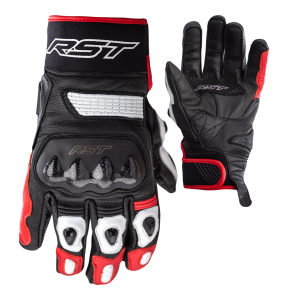 RST Freestyle 2 Leather Gloves - Black/Red/White