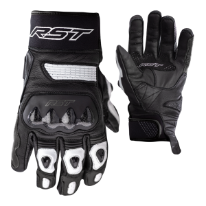 RST Freestyle 2 Leather Gloves - Black/White