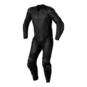 RST S1 1 Piece Leather Suit - Black/Black