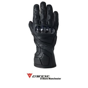 RST Fulcrum Leather Gloves - Black/Black