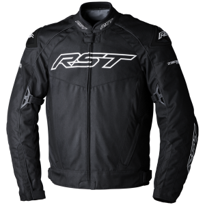 RST Tractech Evo 5 Waterproof Textile Jacket - Black/Black
