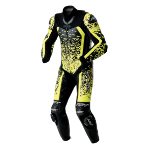 RST Pro Series D30 Airbag 1 piece suit - Black/Fluo-Yellow