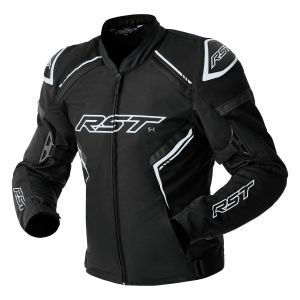 RST S1 D30 Waterproof Textile Jacket - Black/Black/White