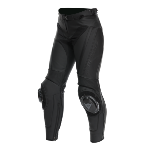 Dainese Delta 4 Ladies Leather Jeans - Black/Black