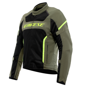 Dainese Air Frame 3 Mesh/Textile Jacket - Green/Black/Fluo-Yellow