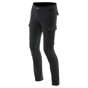 Dainese Cargo Slim Tapered Textile Pants - Black