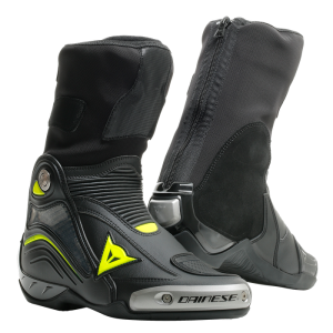 Dainese Axial D1 in boots - Black/Fluo-Yellow