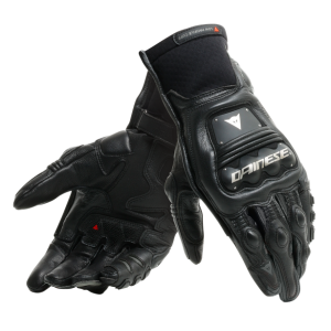 Dainese Steel Pro In Leather Gloves - Black/Anthracite