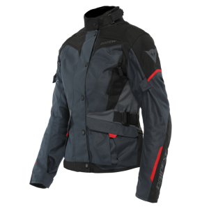 Dainese Tempest 3 Ladies D-Dry Jacket - Ebony/Black/Lava-Red