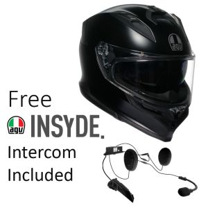 AGV K7 Mono Matt Black - FREE INSYDE intercom worth £270